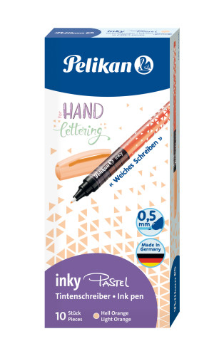Image of Pelikan Inky 273 Orange Stick ballpoint pen 10 pc(s)