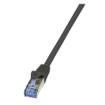 LogiLink 1m Cat7 S/FTP networking cable Black S/FTP (S-STP)