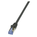 LogiLink 1m Cat7 S/FTP networking cable Black S/FTP (S-STP)