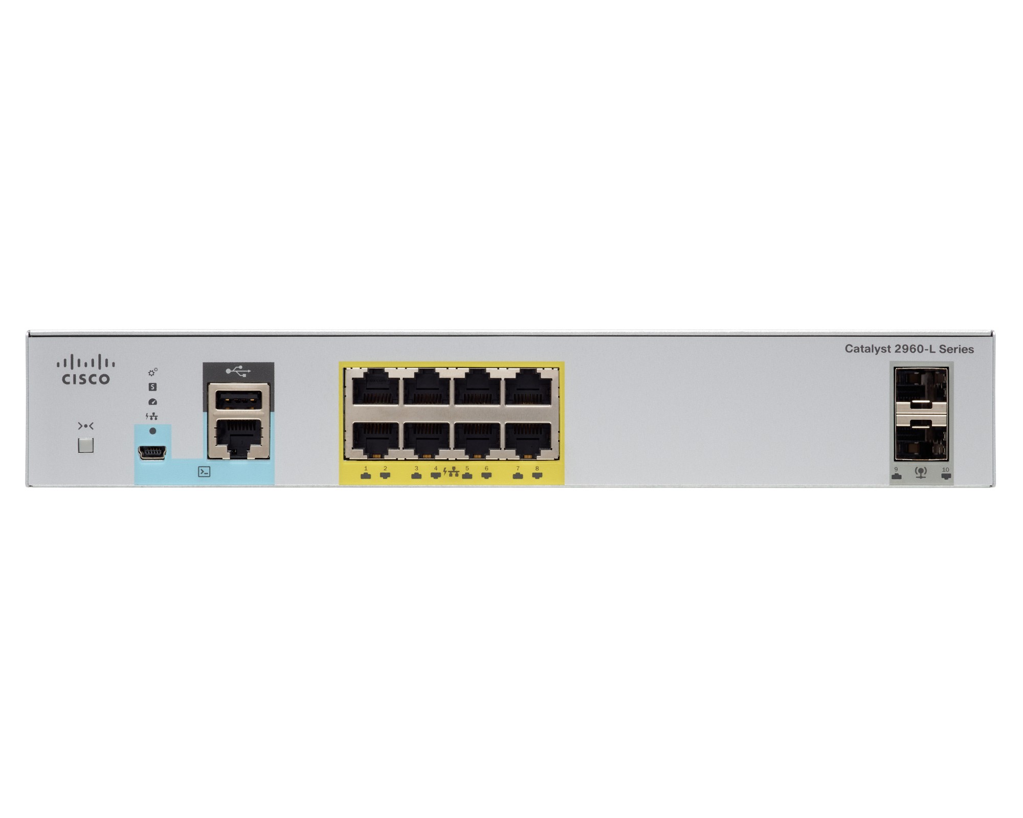 Cisco 8Port PoE Gigabit Layer 2 Managed Switch with Dual SFP