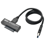 Tripp Lite U338-000-SATA cable gender changer USB 3.0 Micro-B 22P SATA Black
