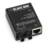 Black Box LMC401A network media converter 1000 Mbit/s 1310 nm Multi-mode