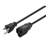 Monoprice 5302 power cable Black 299.2" (7.6 m) NEMA 5-15P
