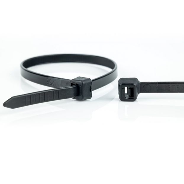 WKK 110227071 cable tie Releasable cable tie Plastic Black 100 pc(s)