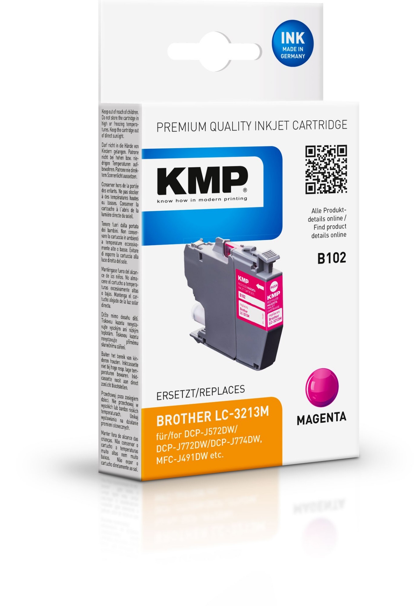 KMP 1540,4006 ink cartridge 1 pc(s) Compatible Magenta