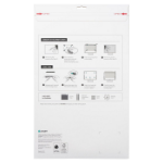 eSTUFF GLBB34808342 display privacy filter 86.4 cm (34") Monitor Frameless display privacy filter