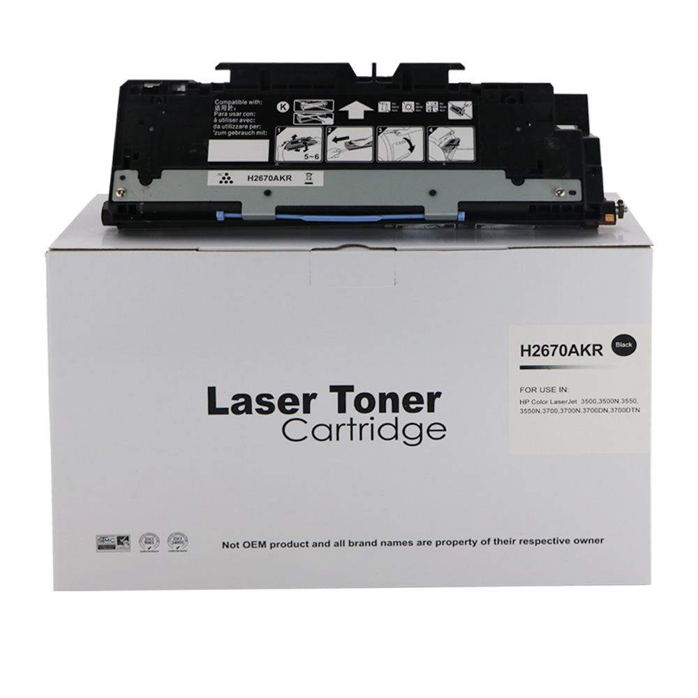Image of CTS Wholesale Remanufactured HP Laserjet 3500 Black Toner Q2670A also