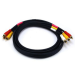 Monoprice 660 coaxial cable RG-59/U 70.9" (1.8 m) 3 x RCA Black