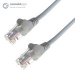 connektgear 0.3m RJ45 CAT6 UTP Stranded Flush Moulded LS0H Network Cable - 24AWG - Grey