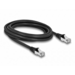 DeLOCK 80136 netwerkkabel Zwart 3 m Cat6a S/FTP (S-STP)