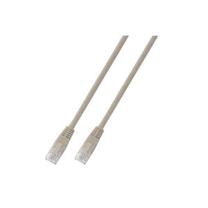 EU Product - RJ45 Patchkabel U/UTP Cat.5e PVC CCA 10.00m grau thumbnail