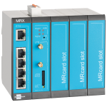 Insys Microelectronics MRX5 LTE bedrade router Fast Ethernet Blauw, Grijs