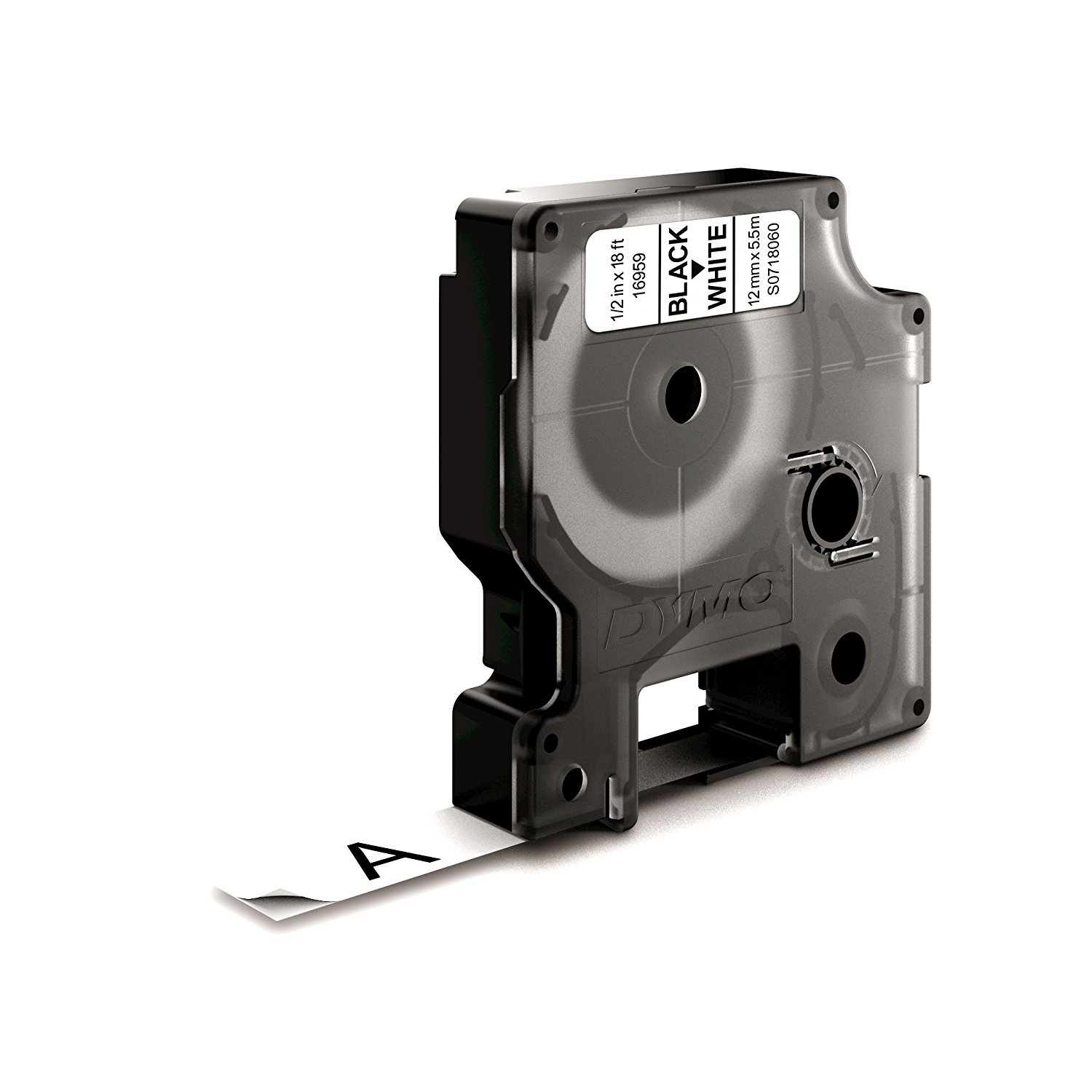 Image of Dymo 16959/S0718060 DirectLabel-etikettes Polyester black on white...