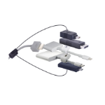 Liberty AV Solutions DL-AR7101 video cable adapter HDMI Type A (Standard) DisplayPort + Mini DisplayPort + USB Type-C Black, White