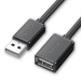 JLC USB (Male) to USB (Female) Shielded Cable - 2M - Black