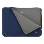 Mobilis 049021 laptop case 35.6 cm (14") Sleeve case Blue, Grey