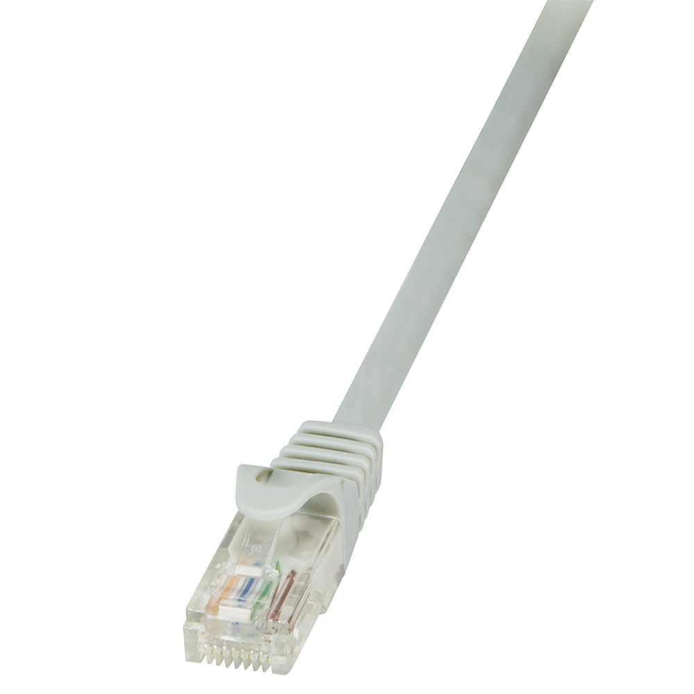 Image of LogiLink 0.5m Cat.5e U/UTP networking cable Grey Cat5e U/UTP (UTP)