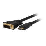 Comprehensive HDMI/DVI, 6ft 70.9" (1.8 m) DVI-D Black