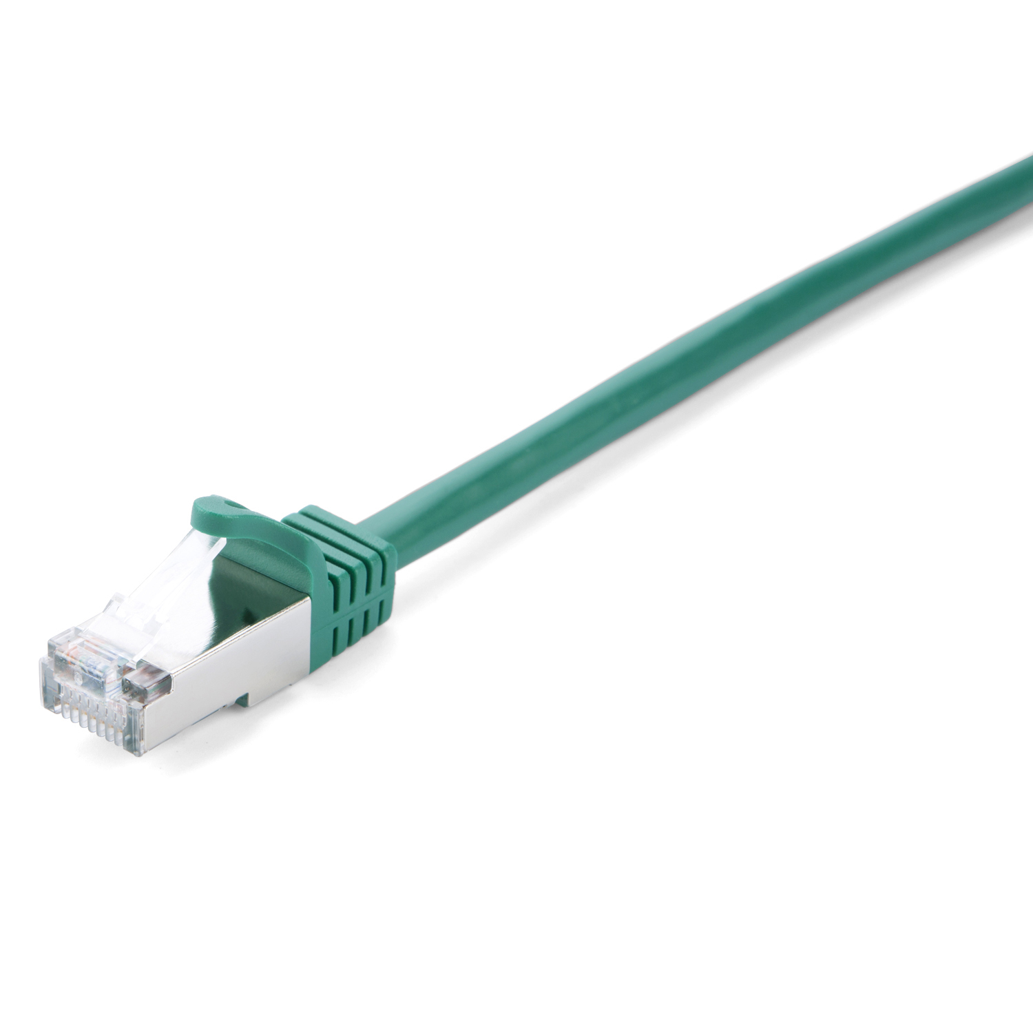Photos - Cable (video, audio, USB) V7 CAT6 Ethernet Shielded STP 01M Green V7CAT6STP-01M-GRN-1E 