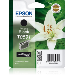 Epson C13T05914010|T0591 Ink cartridge foto black, 640 pages 13ml for Epson Stylus Photo R 2400