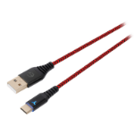 EgoGear SCH10-NS-RD USB-kabel 3 m USB A USB C Zwart, Rood