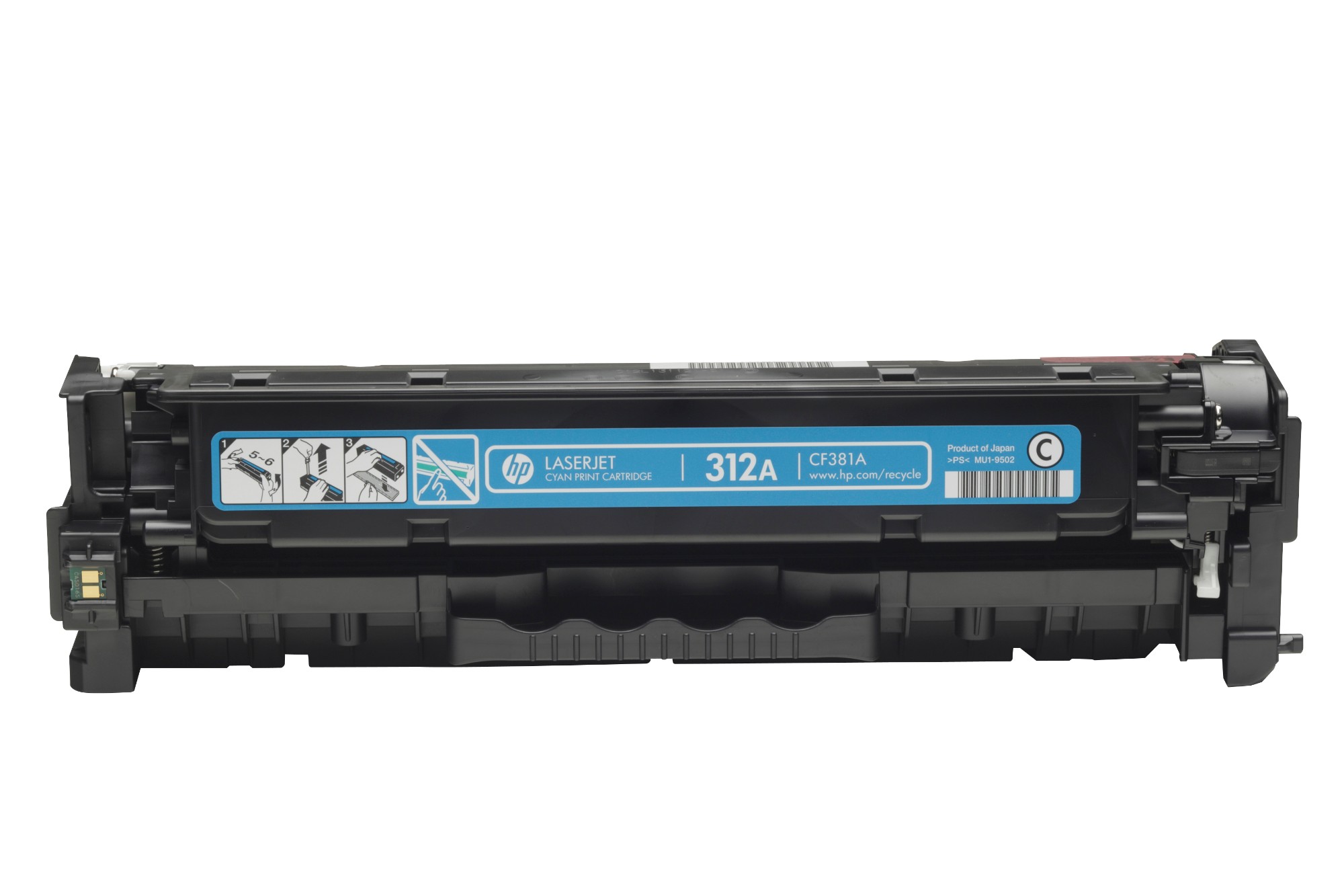 HP CF381A/312A Toner cartridge cyan, 2.7K pages ISO/IEC 19798 for HP CLJ Pro M 476