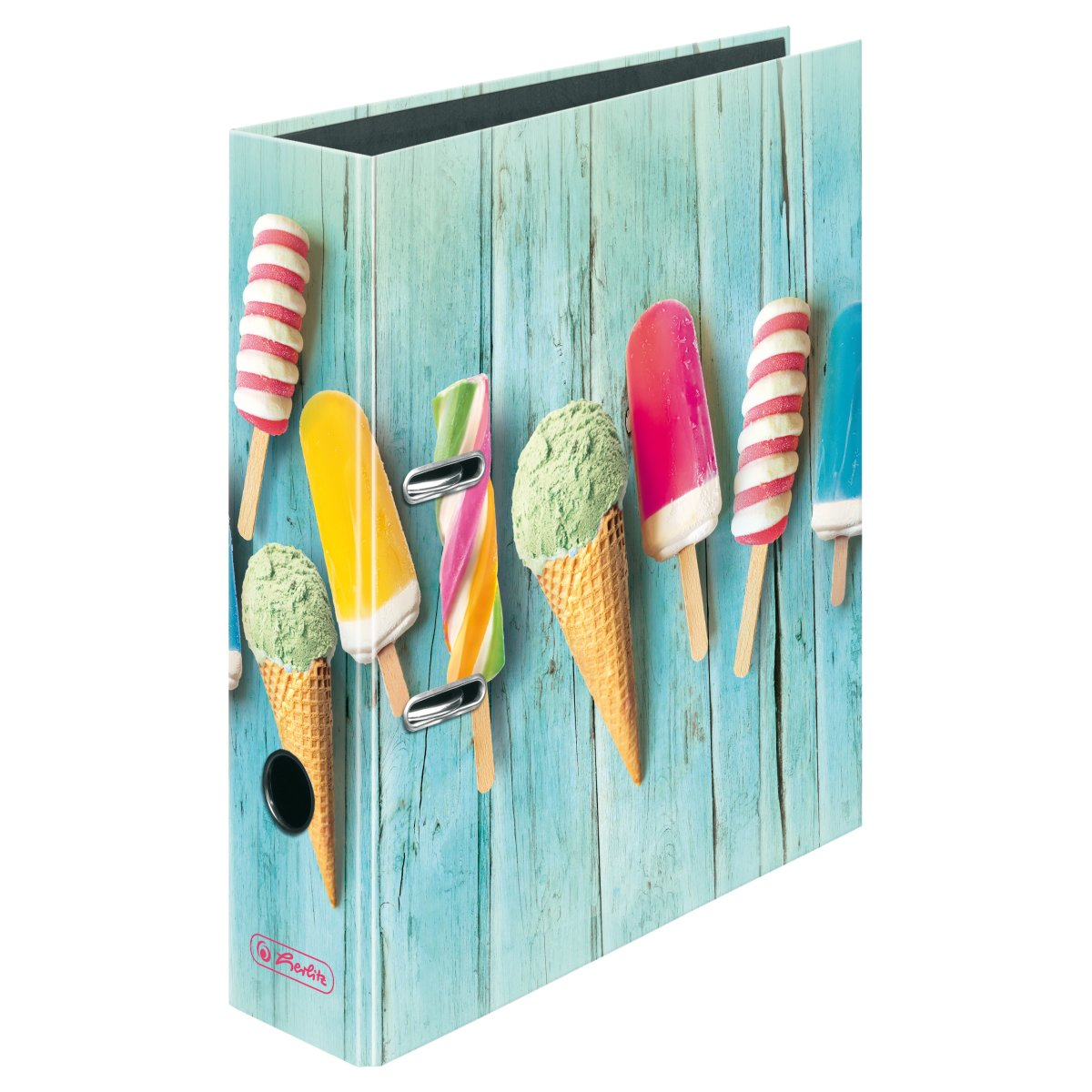Image of Herlitz Lever arch file maX.file A4 8cm Ice Cream Parade
