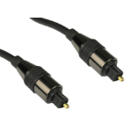 Cables Direct 4OPT-100 audio cable 0.5 m TOSLINK Black