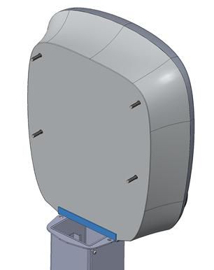 Image of Charge Amps Aura Dual Pole Mount - 60 mm