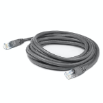AddOn Networks 4ft RJ-45 (Male) to RJ-45 (Male) Straight Gray Cat6A UTP PVC Copper Patch Cable