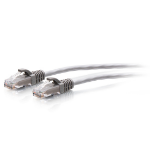 C2G 0.3m Cat6a Snagless Unshielded (UTP) Slim Ethernet Patch Cable - Grey