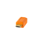 Tether Tools CU5430ORG USB-kabel USB 2.0 4,6 m USB A Micro-USB B Oranje
