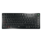 CHERRY KW X ULP 2.0 MINI toetsenbord Thuis/Werk USB + RF Wireless + Bluetooth QWERTZ Duits Zwart