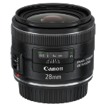Canon EF 28mm f/2.8 IS USM SLR Wide lens Black
