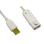 Cables Direct Cable Repeater USB cable USB 2.0 12 m USB A White