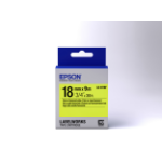 Epson Fluorescent Tape - LK-5YBF Fluor Blk/Yell 18/9