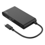 Belkin AVC021HQBK interface hub USB Type-C 10000 Mbit/s Black