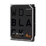 Western Digital WD Black WD4006FZBX - Hard drive - 4 TB - gaming - internal - 3.5" - SATA 6Gb/s - 7200 rpm - buffer: 256 MB