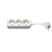 Microconnect 3-way Schuko Socket 5M White socket-outlet 3 x Type F