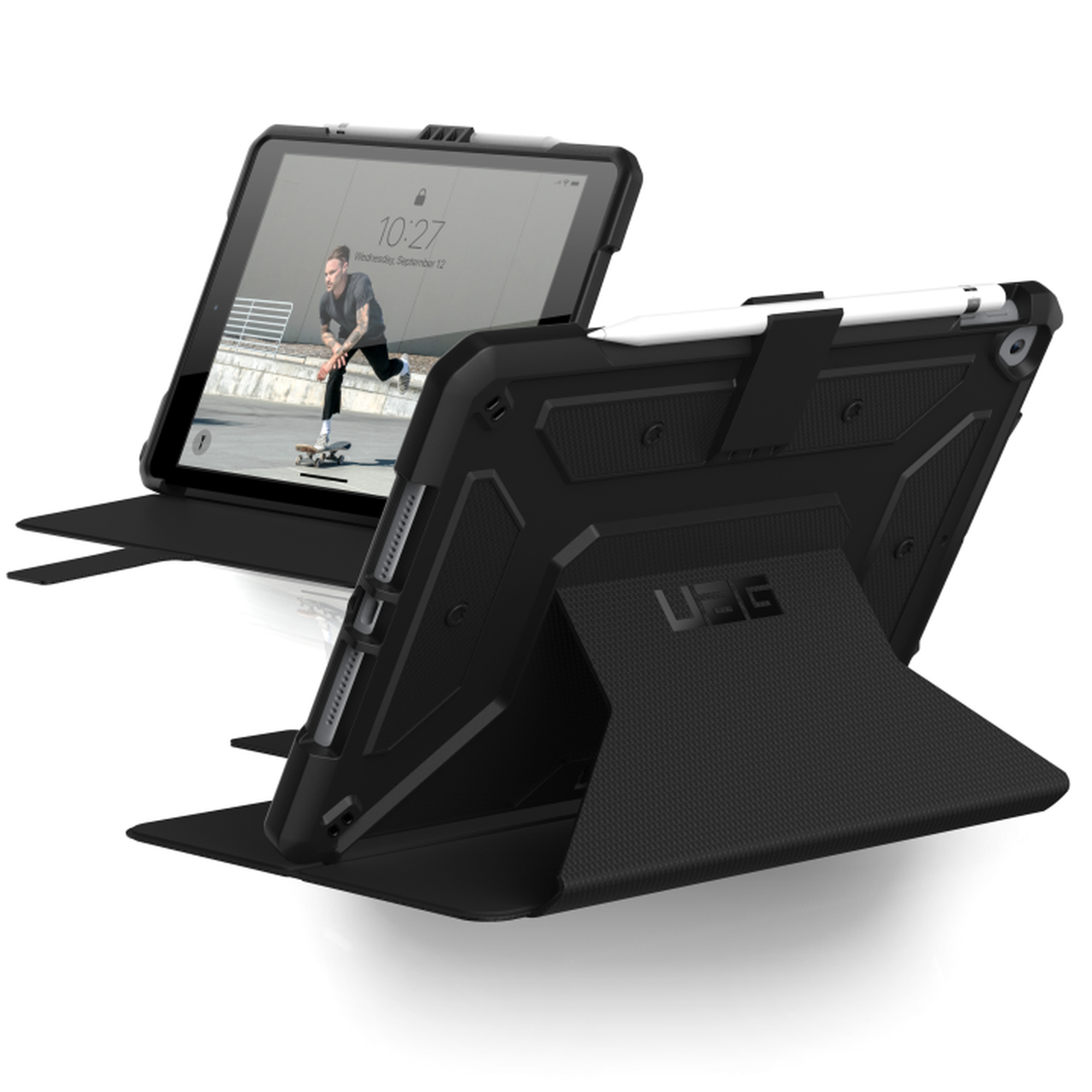 Image of Urban Armor Gear 121916B14040 tablet case 25.9 cm (10.2") Folio Black