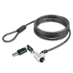 StarTech.com NBLWK-LAPTOP-LOCK cable lock Black, Silver 78.7" (2 m)