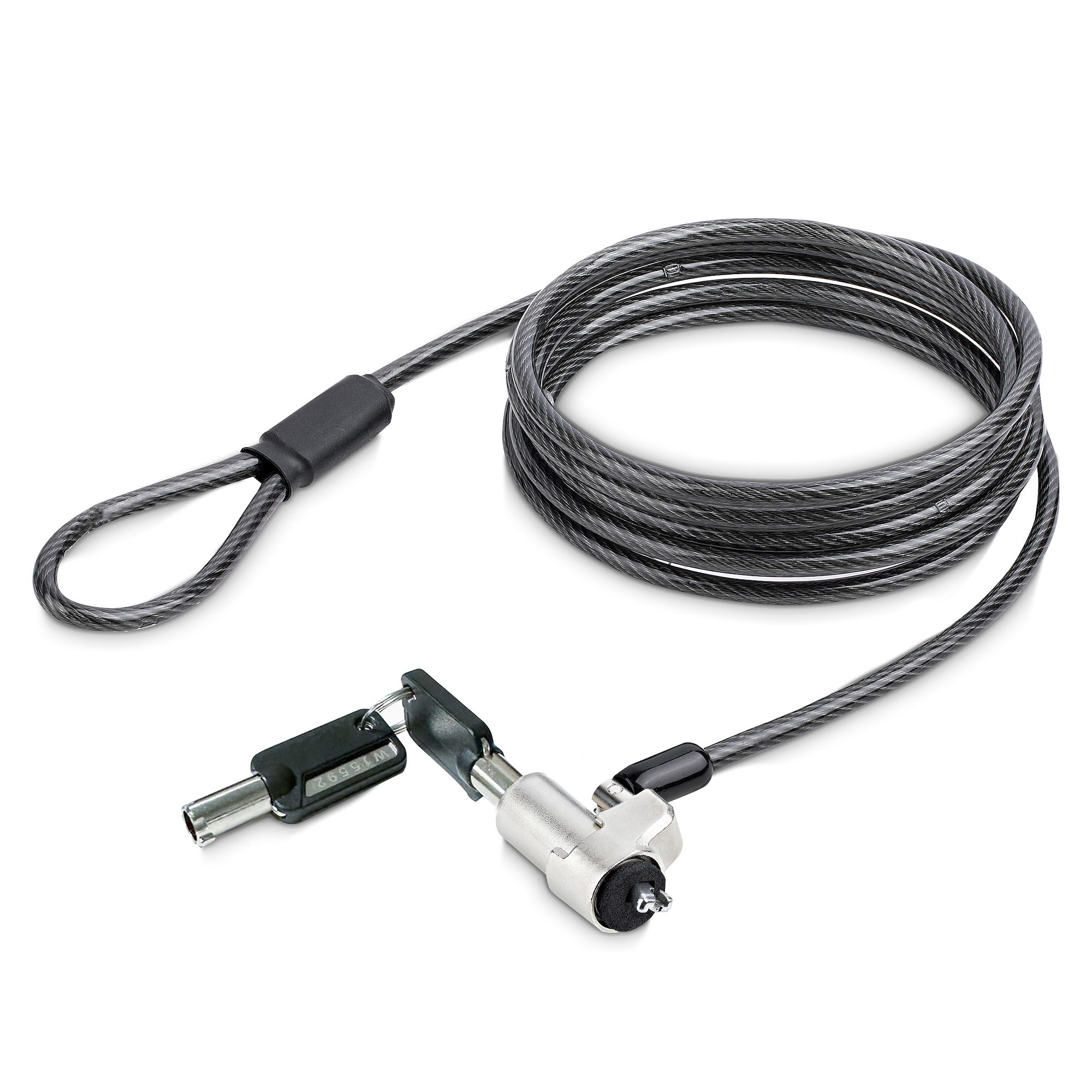 Image of StarTech.com Laptop Cable Lock Compatible With Noble Wedge®; 6Ft...