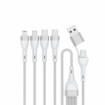 4smarts 541024 USB cable 1.2 m USB A/USB C USB C/Micro USB-A/Lightning White