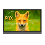 BenQ Rp653k Interactive flat panel 165.1 cm (65") LED 450 cd/m² 4K Ultra HD Black Touchscreen