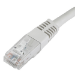 Cablenet 0.3m Cat6 RJ45 White U/UTP PVC 24AWG Flush Moulded Booted Patch Lead