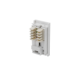 connektgear Single IDC RJ45 Shuttered Module 25 x 50mm (Cat6) - White