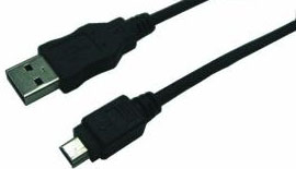 LogiLink CU0014 USB cable USB 2.0 1.8 m USB A Mini-USB B 0.48 Gbit/s Black