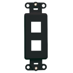 Leviton 41642-E wall plate/switch cover Black