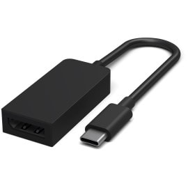 Photos - Card Reader / USB Hub Microsoft Surface USB-C/DisplayPort Adapter USB graphics adapter Black JVZ 