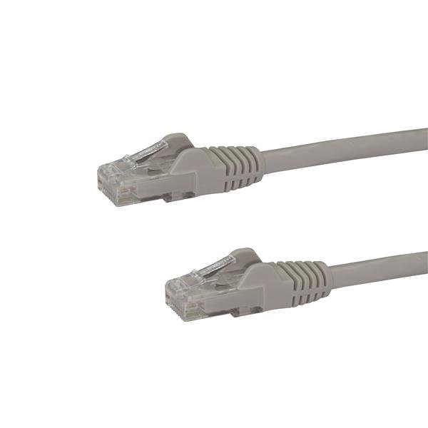 Image of StarTech.com 7.5m CAT6 Ethernet Cable - Grey CAT 6 Gigabit...